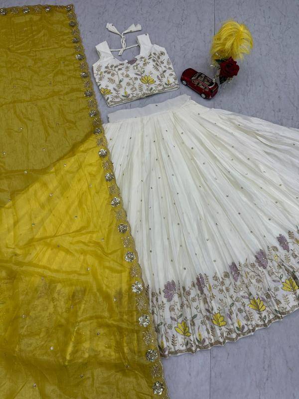 Tapi-307 Chinon High quality lehengha choli supplier